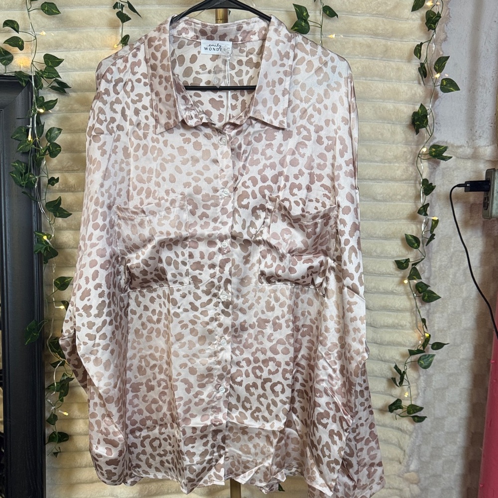 Women's Leopard Print Blouse